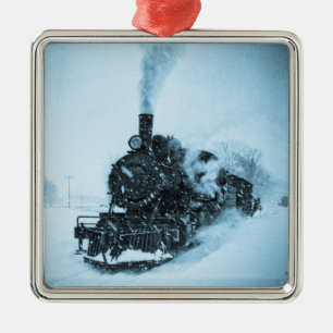 Sneeuwlocomotief Metalen Ornament