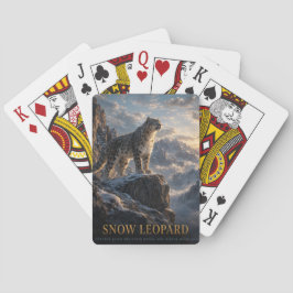 Sneeuwluipaard Alpine Highlands DIEREN Pokerkaarten