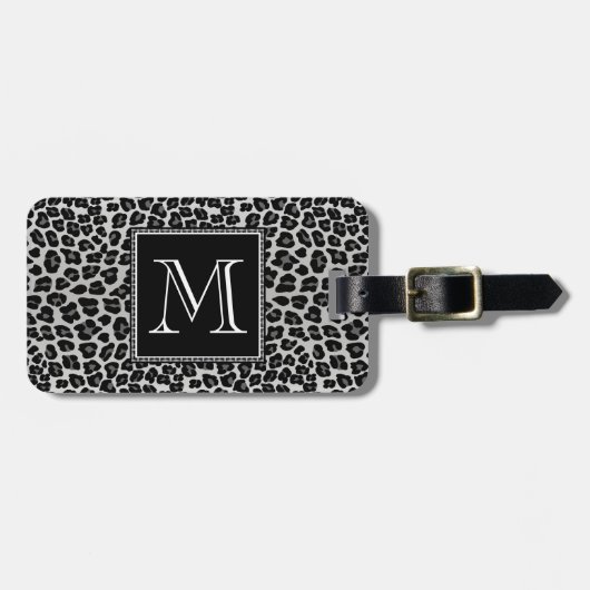 Sneeuwluipaard Bagagelabel (Voorkant horizontaal)