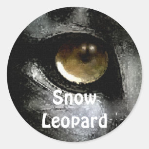 Sneeuwluipaard Bedreigde Soort Stickers