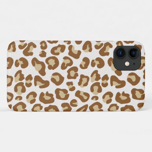 Sneeuwluipaard, beige, tan en crème Case-Mate iPhone case (Achterkant (horizontaal))