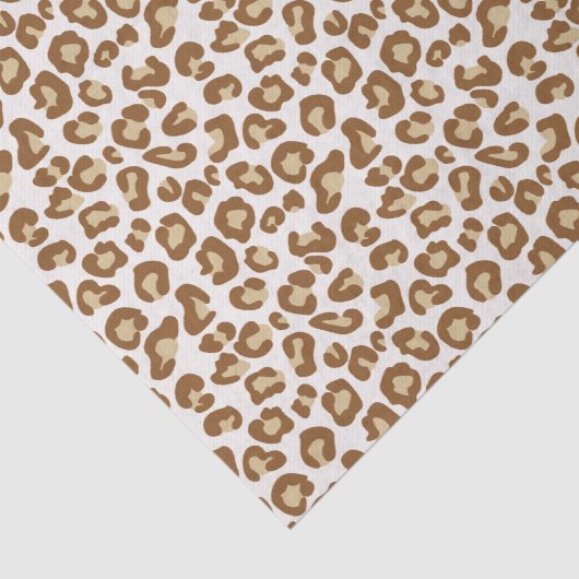 Sneeuwluipaard, beige, tan en crème tissuepapier (Detail)