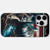 Sneeuwluipaard bij de kreek Case-Mate iPhone case (Achterkant (horizontaal))