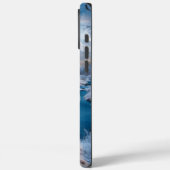 Sneeuwluipaard bij het Frozen Castle Case-Mate iPhone Case (Achterkant / Links)