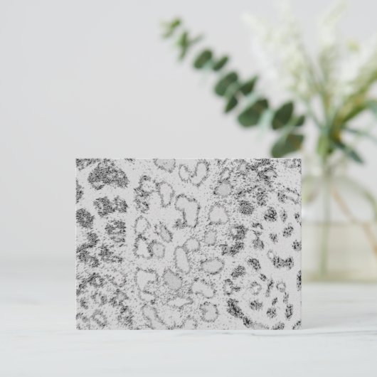 Sneeuwluipaard Briefkaart (Staand voorkant)