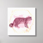 Sneeuwluipaard Canvas Afdruk (Voorkant)