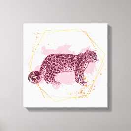 Sneeuwluipaard Canvas Afdruk