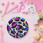 Sneeuwluipaard Druk heldere papieren Borden af Bordje (Feest)