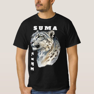 Sneeuwluipaard Grafische T-shirt - Suma Life Wildl