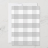 Sneeuwluipaard met ballonnen grijze verjaardag kaart (Achterkant)