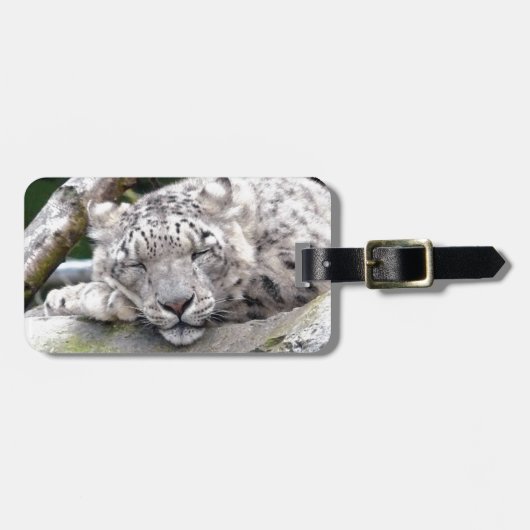 Sneeuwluipaard - mooi! bagagelabel (Voorkant horizontaal)