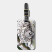 Sneeuwluipaard - mooi! bagagelabel (Voorkant verticaal)