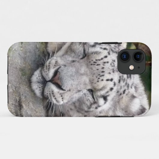 Sneeuwluipaard - mooi! Case-Mate iPhone case (Achterkant (horizontaal))