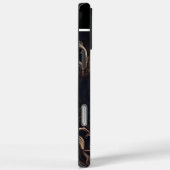 Sneeuwluipaard onder een sterrenvlag Case-Mate iPhone case (Achterkant / Rechts)