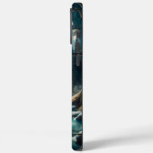 Sneeuwluipaard onder maanlicht Case-Mate iPhone case (Achterkant / Links)