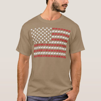sneeuwluipaard op 4 juli Pauw Print T-shirt
