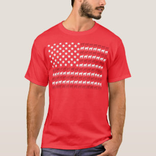 sneeuwluipaard op 4 juli Pauw Print T-shirt
