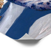 Sneeuwluipaard op het dak van het wereldarchief poster (Hoek)