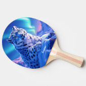Sneeuwluipaard op Mountain Rock Tafeltennisbatje (Zijkant)