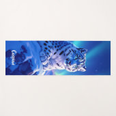 Sneeuwluipaard op Mountain Rock Yogamat (Voorkant (horizontaal))