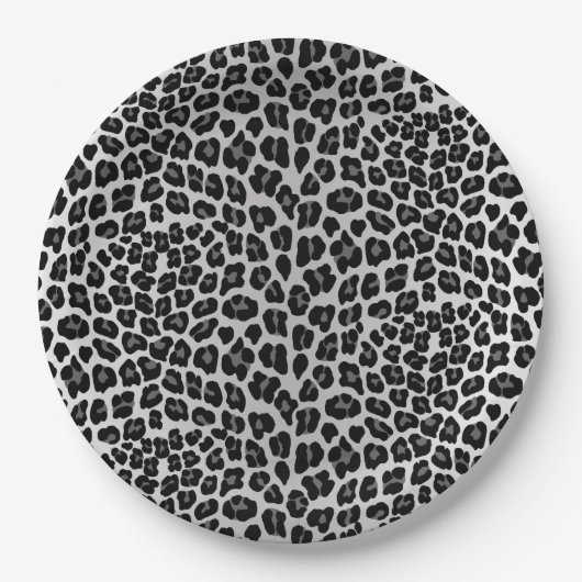 Sneeuwluipaard Papieren Bordje (Voorkant)