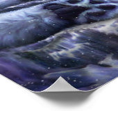 Sneeuwluipaard Poster/afdrukken Poster (Hoek)