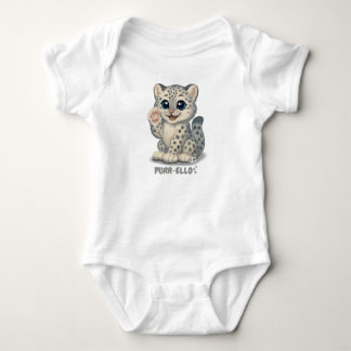 Sneeuwluipaard - Purr-ello Romper