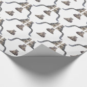 Sneeuwluipaard Razernij Inpakpapier (kies kleur) (Hoek)