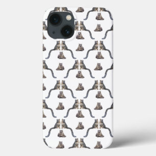 Sneeuwluipaard Razernij iPad Hoes (kies kleur)
