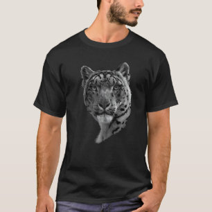 Sneeuwluipaard Sneeuwluipaarden Zwart en Wit Gr T-shirt