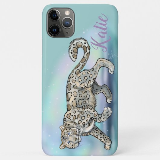 Sneeuwluipaard~speciaal aangepast Case-Mate iPhone case (Achterkant)