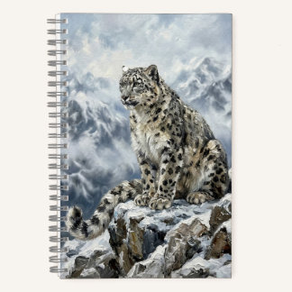 Sneeuwluipaard Totem Journaal – Wilde Dieren Fijne Notitieboek