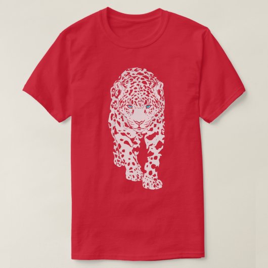 Sneeuwluipaard Wilde Grote Katachtige Natuur T-shirt (Design voorkant)