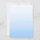 Sneeuwluipaard winter majestueuze blauwogige roofd kaart (Achterkant)