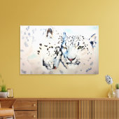 Sneeuwluipaarden Canvas Afdruk (Insitu (Woonkamer))