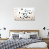Sneeuwluipaarden Canvas Afdruk (Insitu (Slaapkamer))