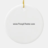 Sneeuwluipaarden Keramisch Ornament (Achterkant)