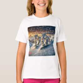 Sneeuwluipaarden Shredding Design van Rich AMeN Gi T-shirt