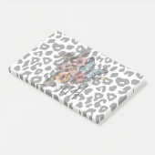 Sneeuwluipaardkruis, Bloemen en Vlinders Post-it® Notes (Schuin)