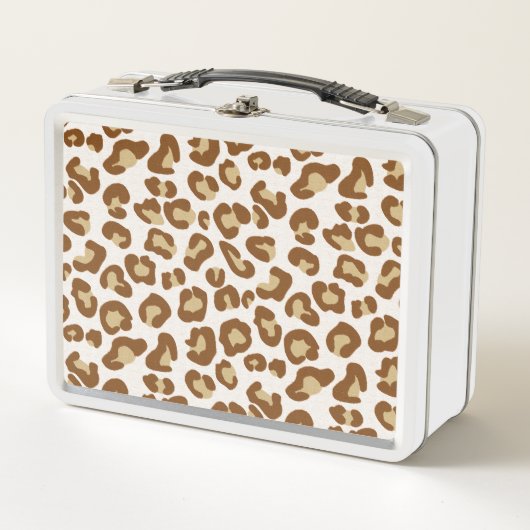 Sneeuwluipaardprint, beige, taupe en wit (Voorkant)