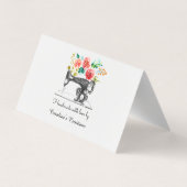 Sneeuwmachine Kalietransport Visitekaartje (Achterkant)