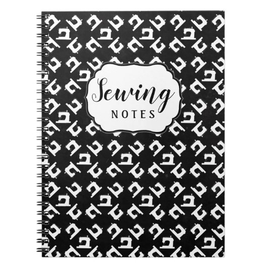 Sneeuwmachinekamerpatroon Dark organiseren Notitieboek (Voorkant)