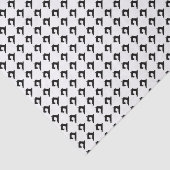 Sneeuwmachinepatroon Tissuepapier (Detail)