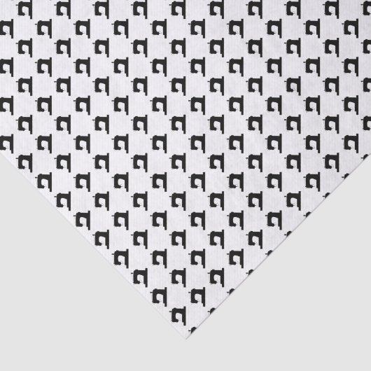 Sneeuwmachinepatroon Tissuepapier (Detail)