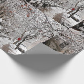 Sneeuwmagie op 23rd St NYC Cadeaupapier (Hoek)