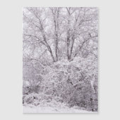 sneeuwmagnetisch blanco Kaart (Voorkant)