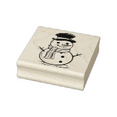 Sneeuwman 1 rubberstempel (Stempel)