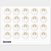 Sneeuwman Angel 2 - Vakantie Stickers (Vel)