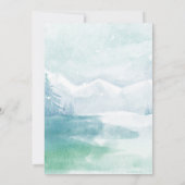 Sneeuwman Baby Boy Baby shower Kaart (Achterkant)