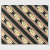 Sneeuwman Baby's Victoriaans Kerstmis Cadeaupapier (Vlak)